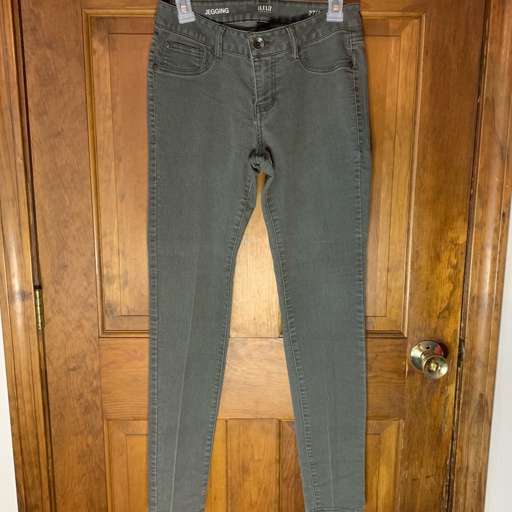 a.n.a. Olive Army Green Skinny Jean/Jegging